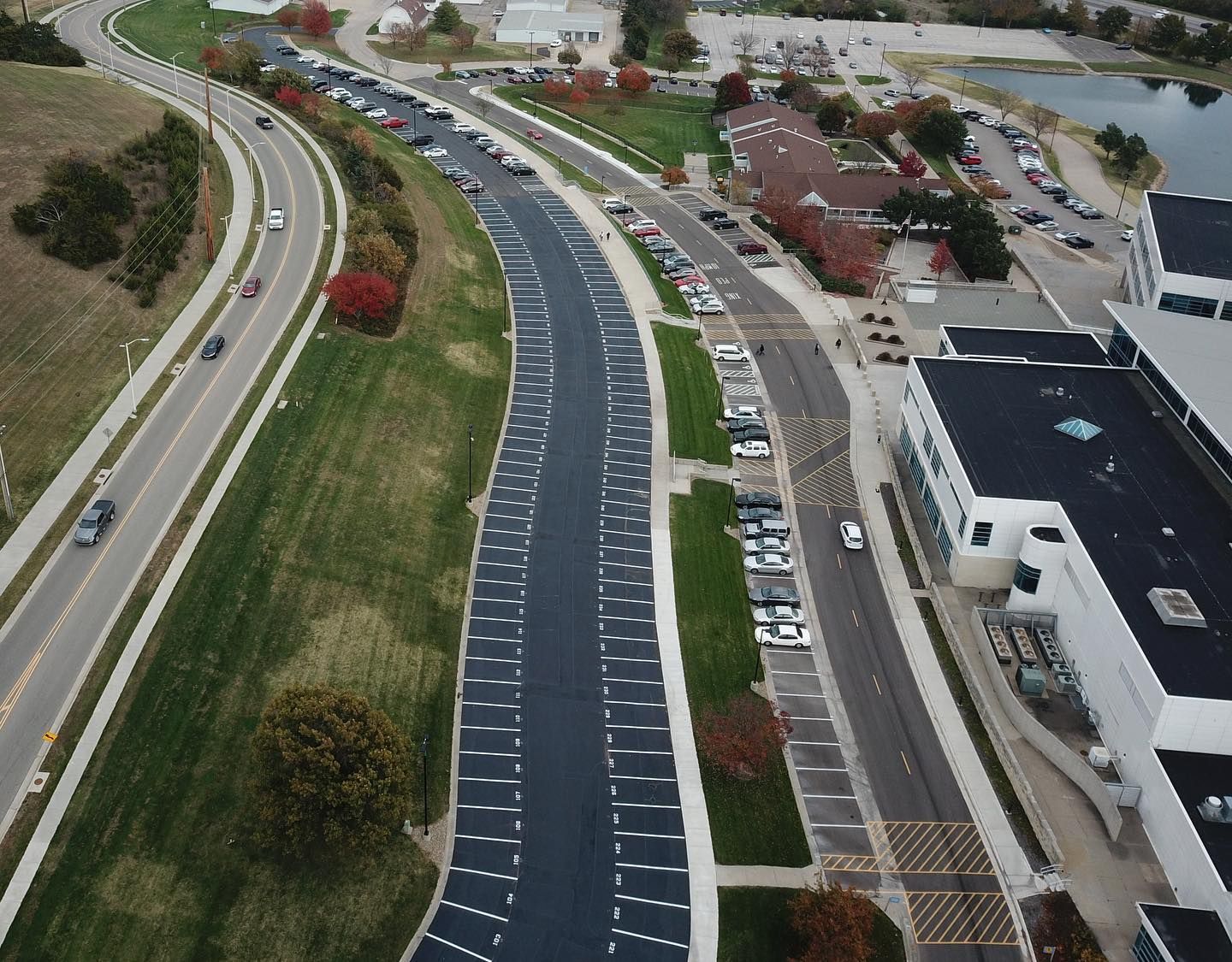 Parking lot striping project 01