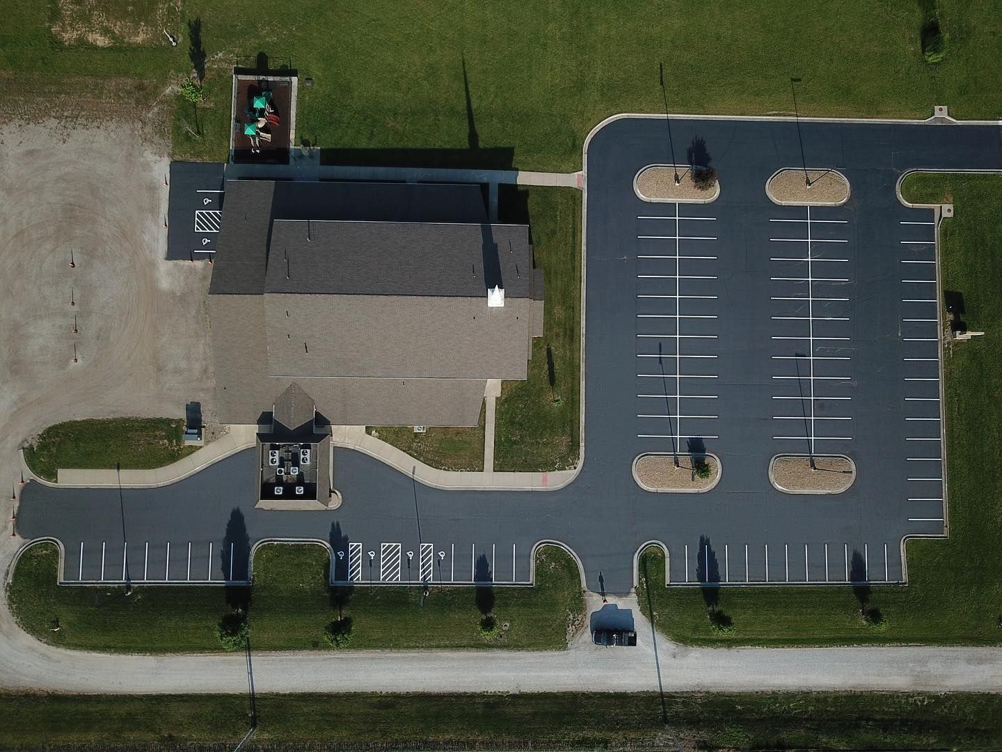 Parking lot striping project 16
