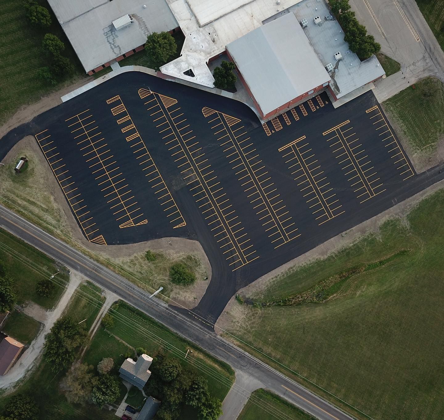 Parking lot striping project 2