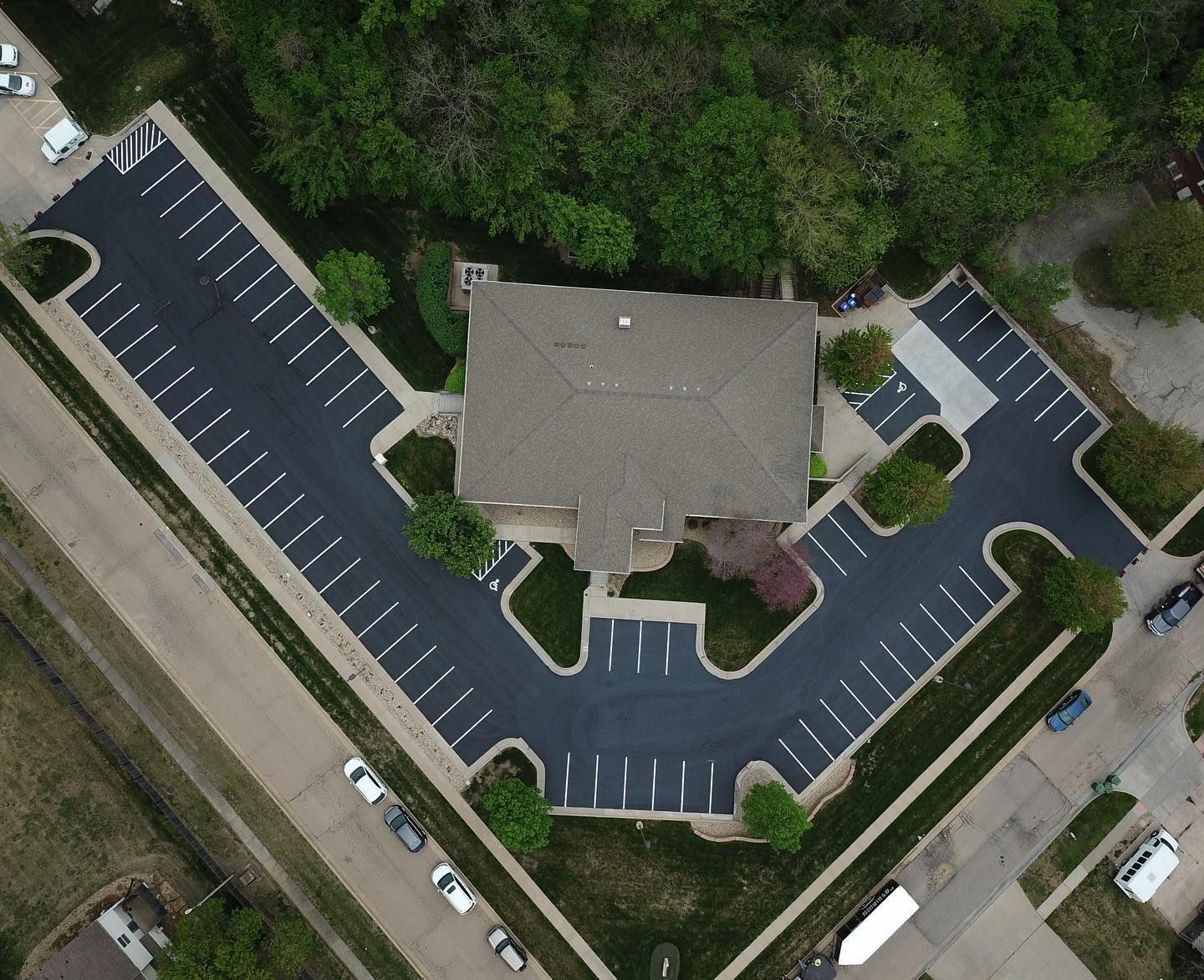 Parking lot striping project 20