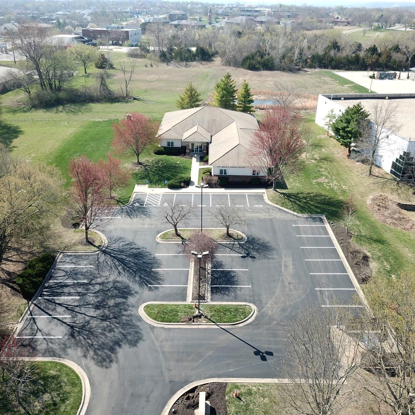 Parking lot striping project 23
