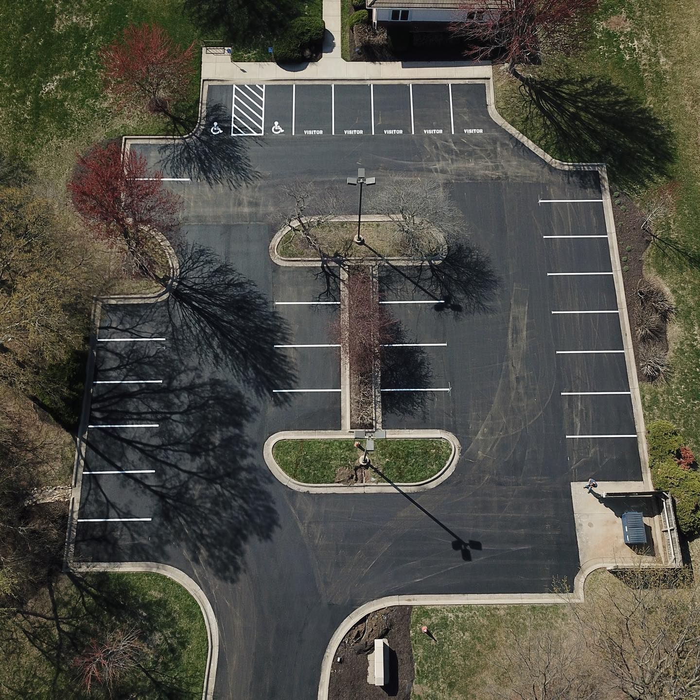Parking lot striping project 24