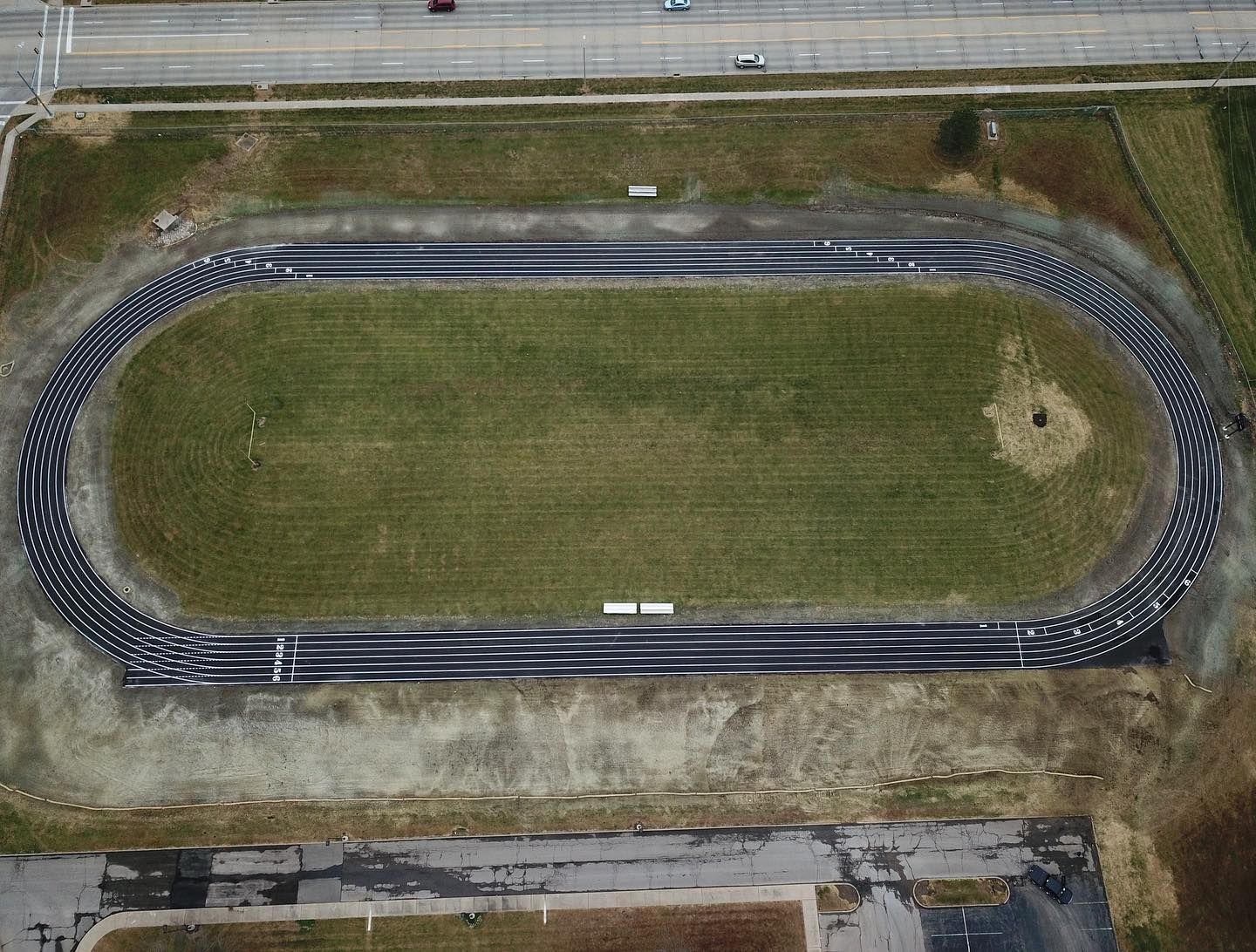 Parking lot striping project 28