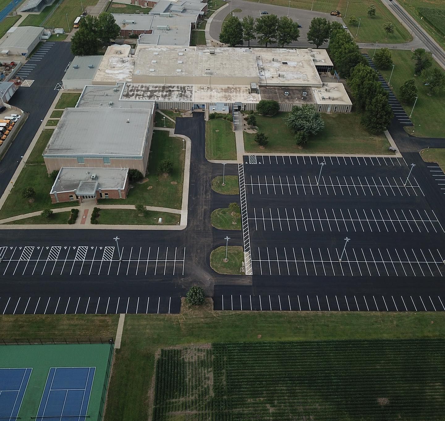 Parking lot striping project 3