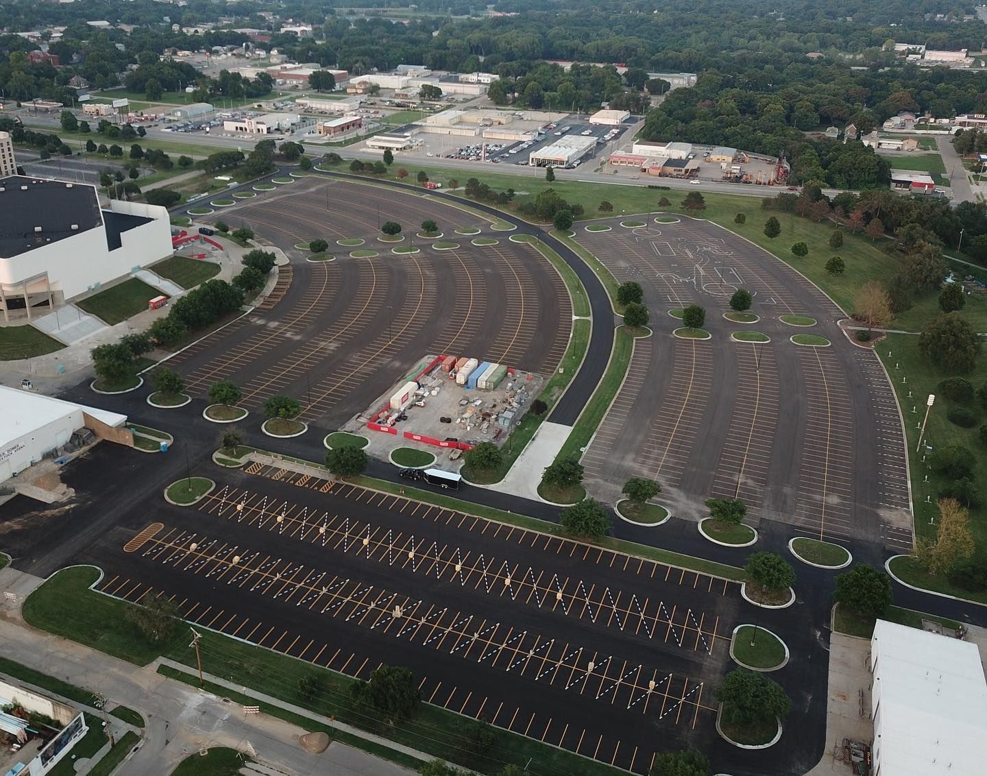 Parking lot striping project 31