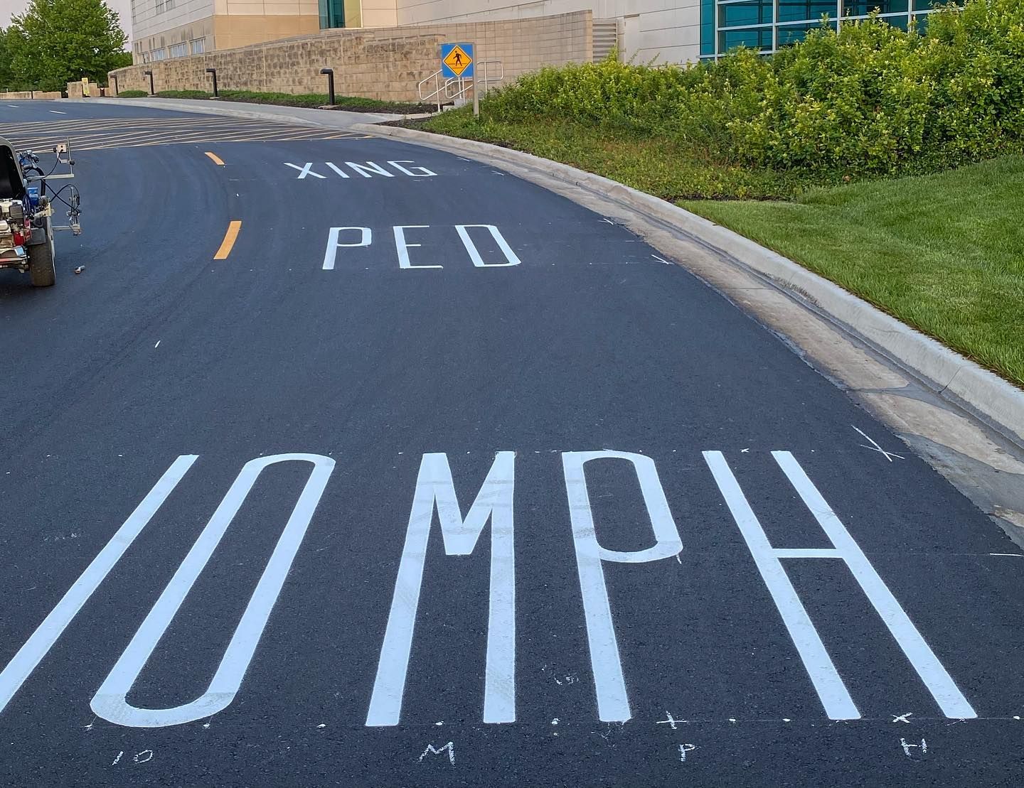Parking lot striping project 32