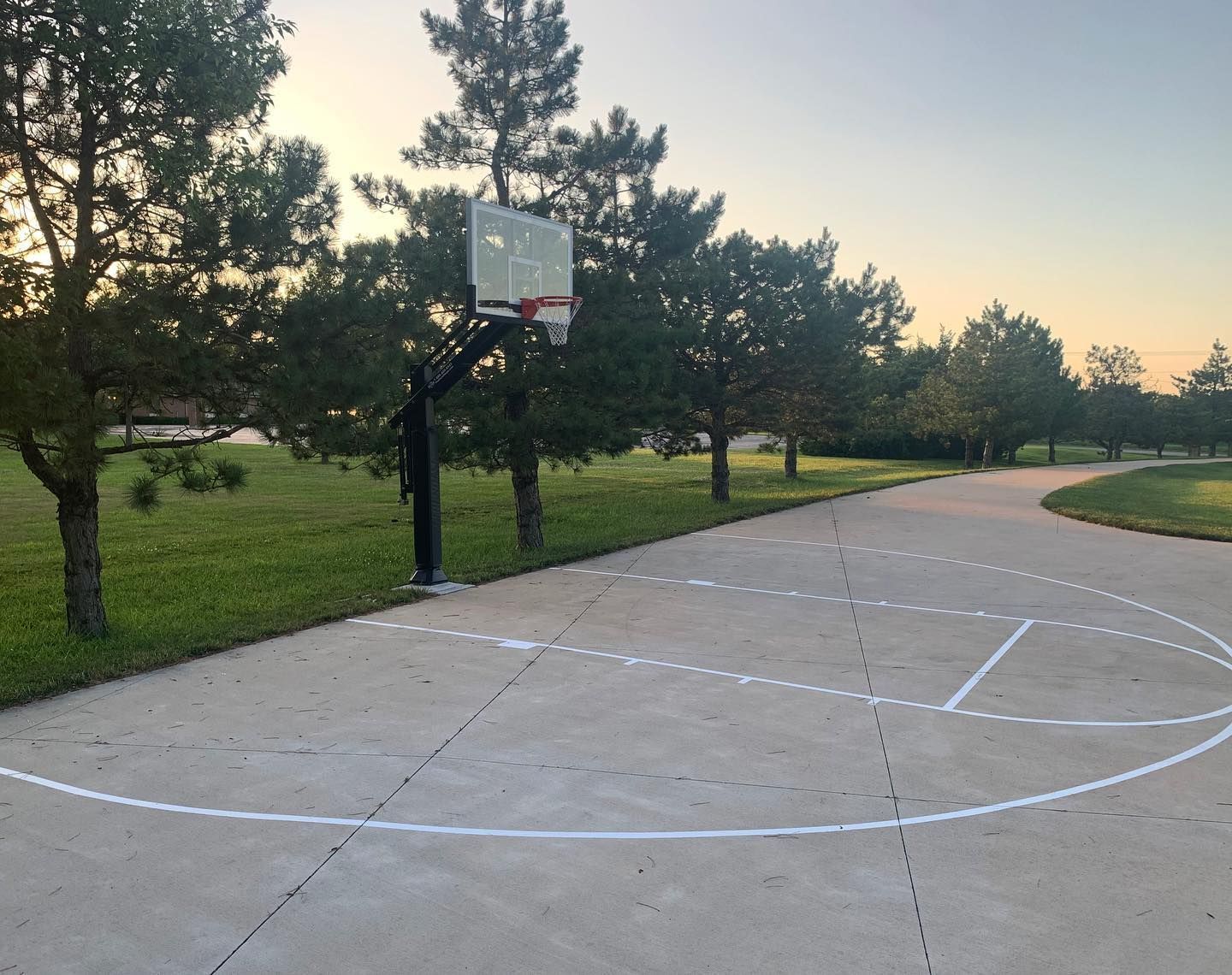 Parking lot striping project 38