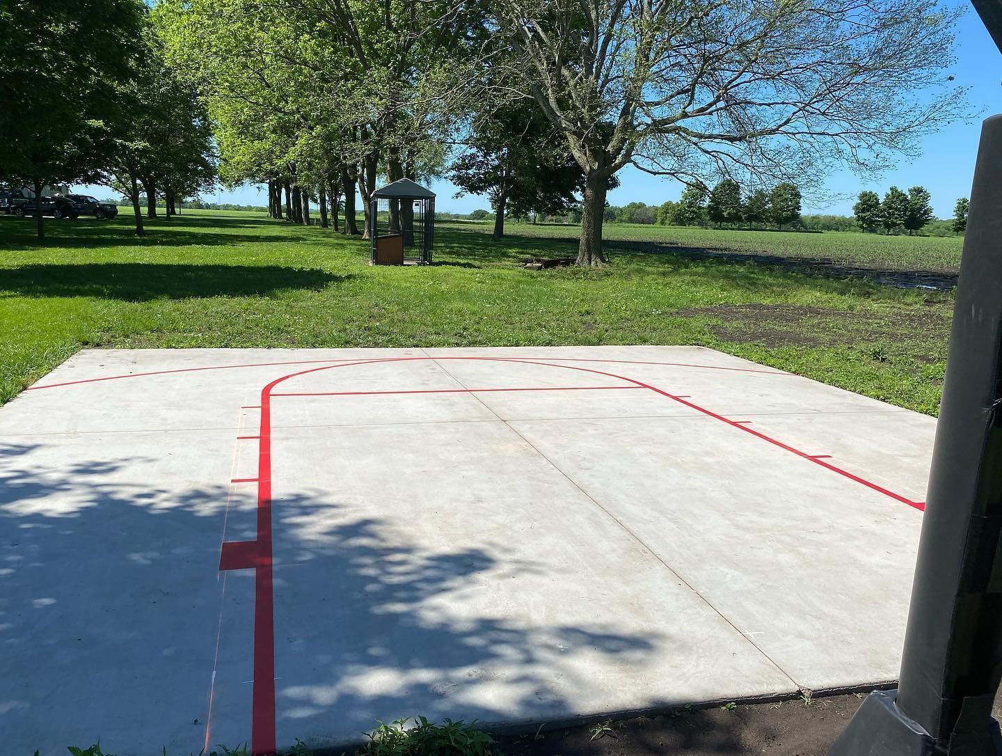 Parking lot striping project 41