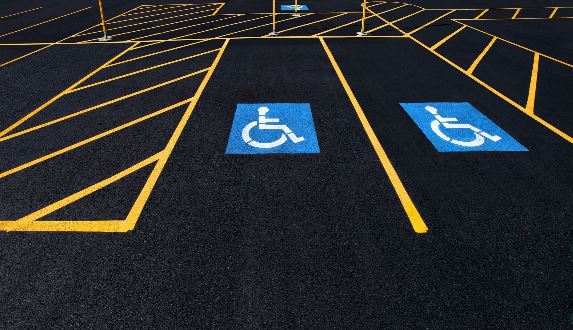 ADA accessible parking spots